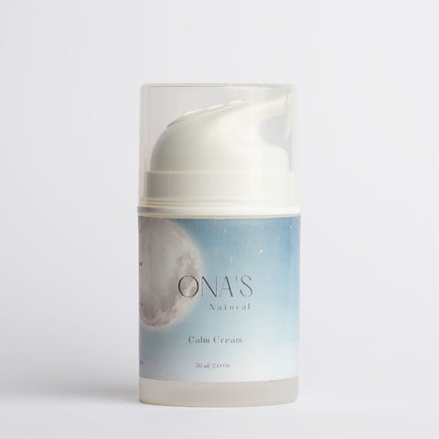 Calm Cream - Topical 5% CBD 3% Progesterone Cream - 2 oz/56g airless pump