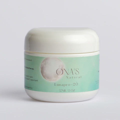 Ona's Natural 20% Concentrated Progesterone Cream, 58 ml Jar